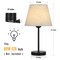Modern Classic Nightstand Table Lamps Bedside Table Lamp Set of 2